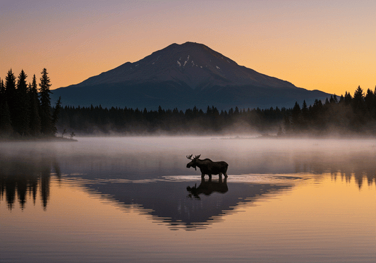 The Story Behind the Moose: From Glacier to Great Coffee - origin of Diving Moose Coffee