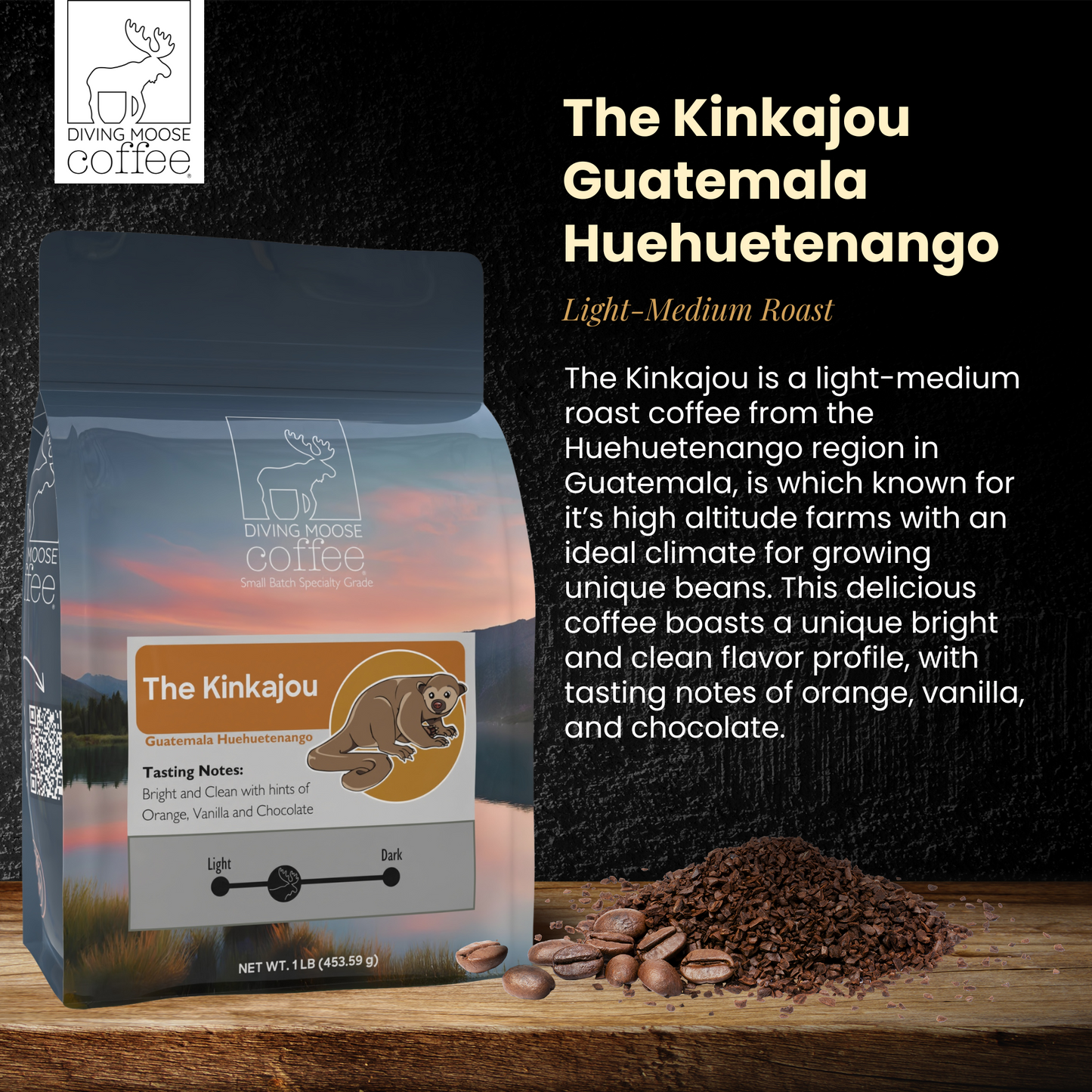 The Kinkajou - Guatemala Huehuetenango Medium-Light Roast