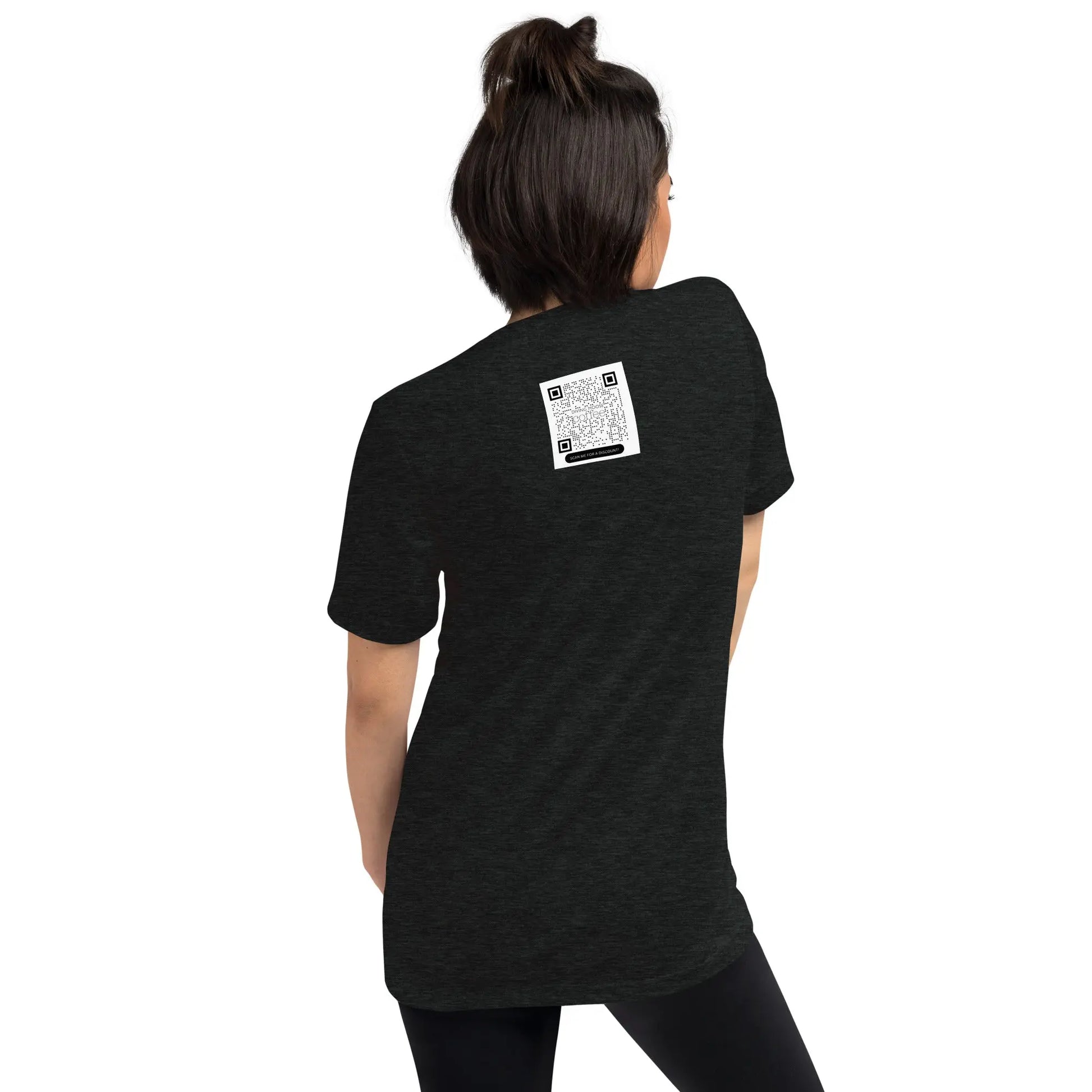 DMC Black Leopard Short Sleeve Tri-Blend Comfy T-shirt Diving Moose Coffee, LLC