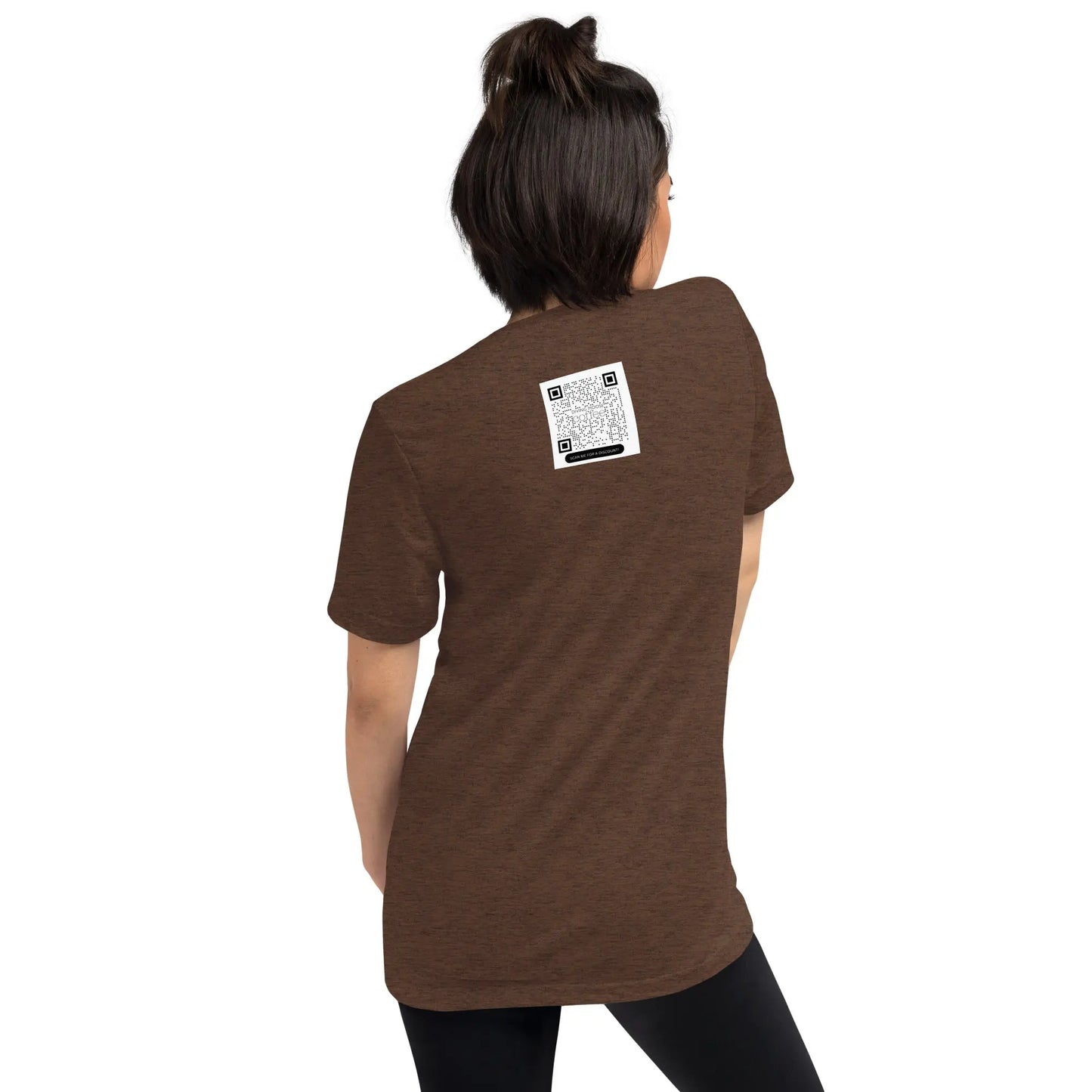 DMC Black Leopard Short Sleeve Tri-Blend Comfy T-shirt Diving Moose Coffee, LLC
