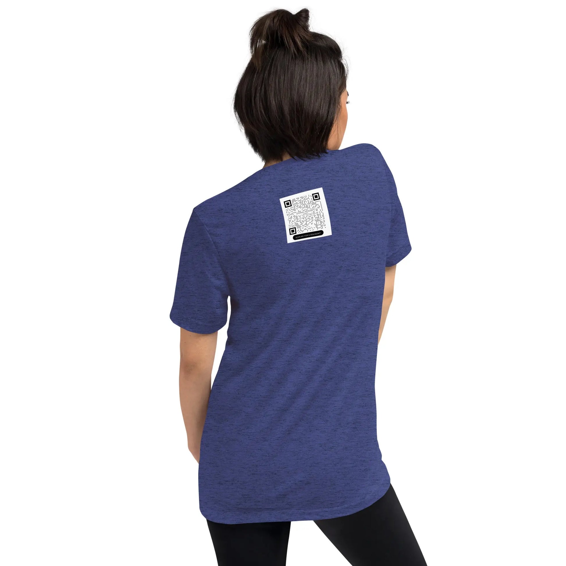 DMC Black Leopard Short Sleeve Tri-Blend Comfy T-shirt Diving Moose Coffee, LLC