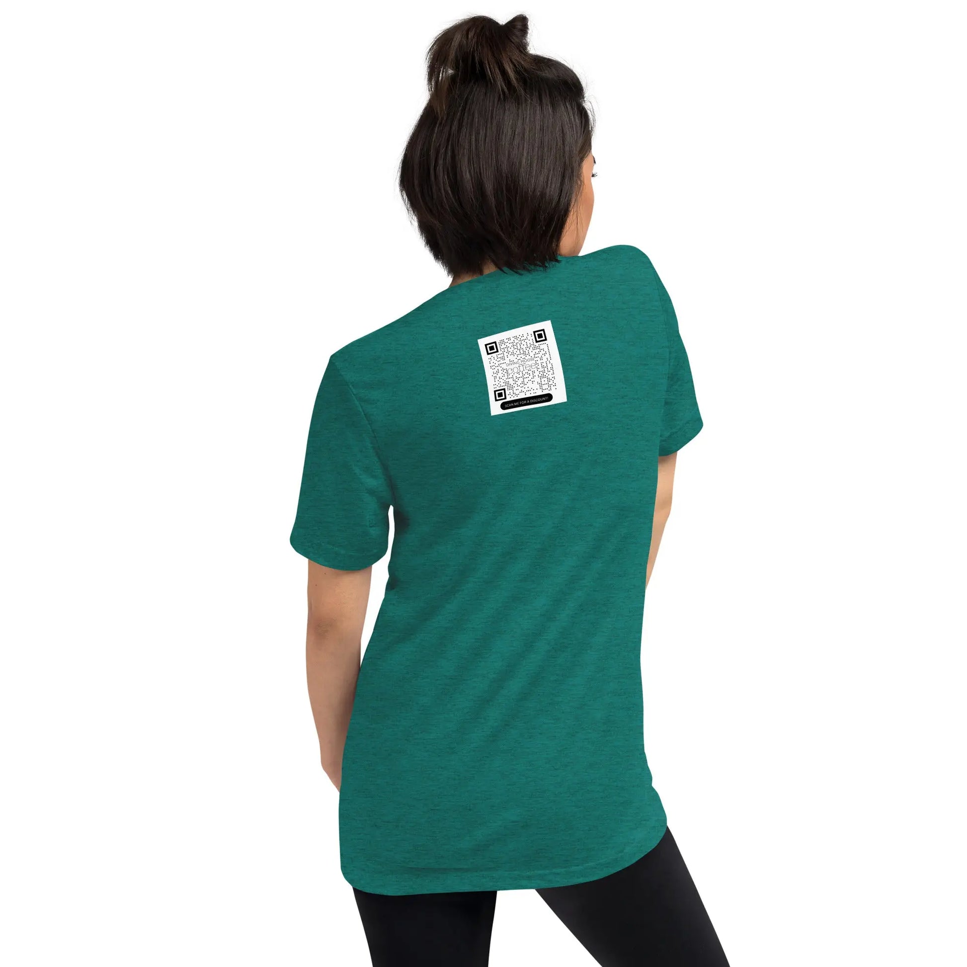 DMC Black Leopard Short Sleeve Tri-Blend Comfy T-shirt Diving Moose Coffee, LLC