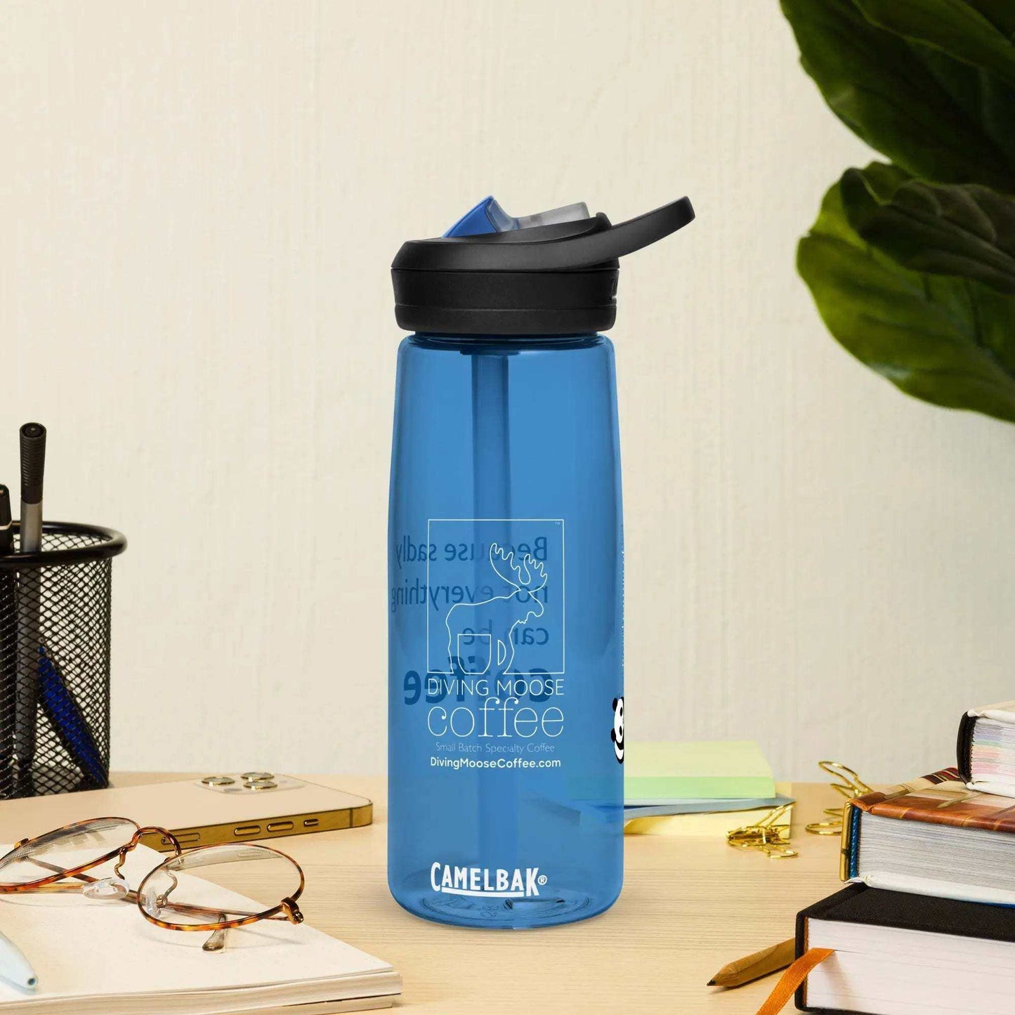 CamelBak Eddy+ Water Bottle blue 25oz BPA-free spill-proof sports bottle