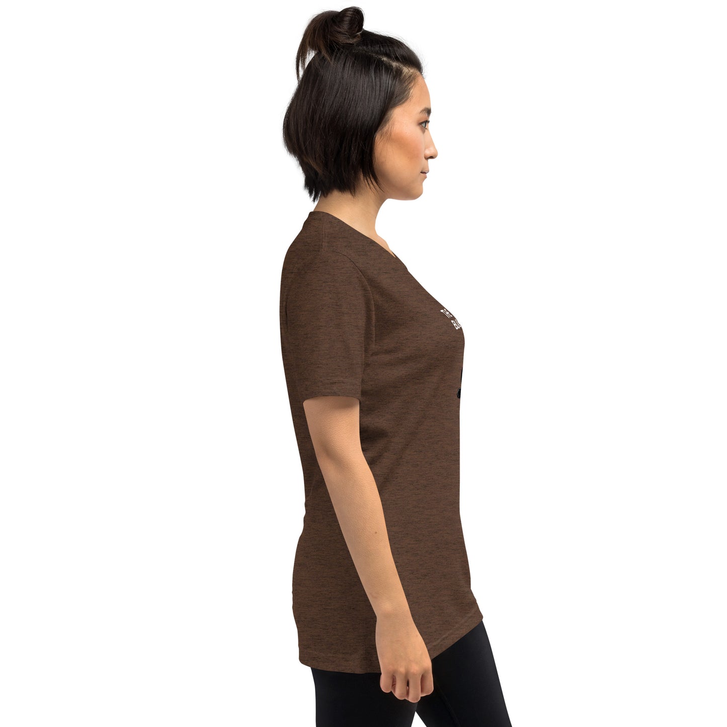 DMC Black Leopard Short Sleeve Tri-Blend Comfy T-shirt