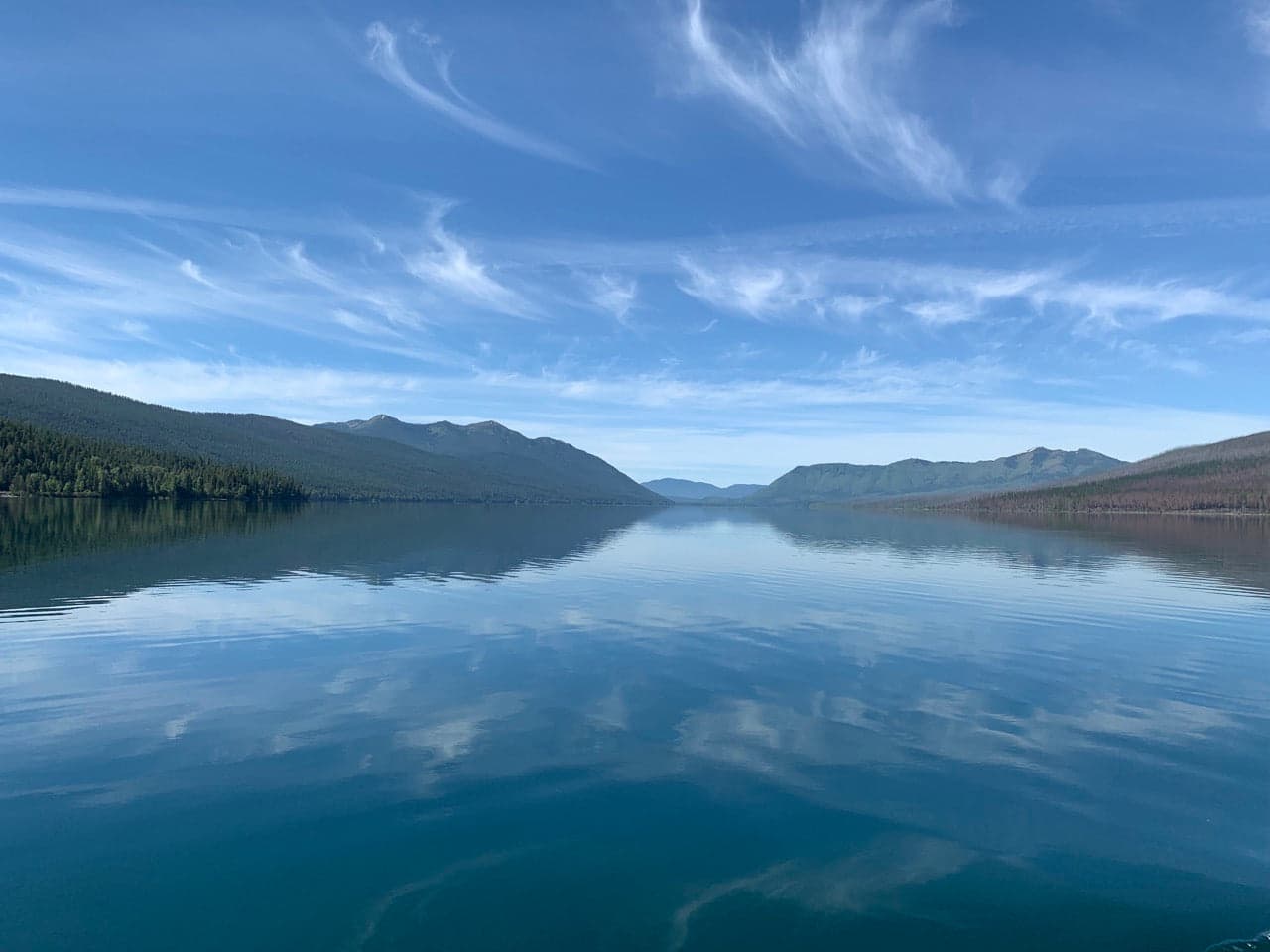 Lake McDonald, Glacier National Park, where the name Diving Moose was born