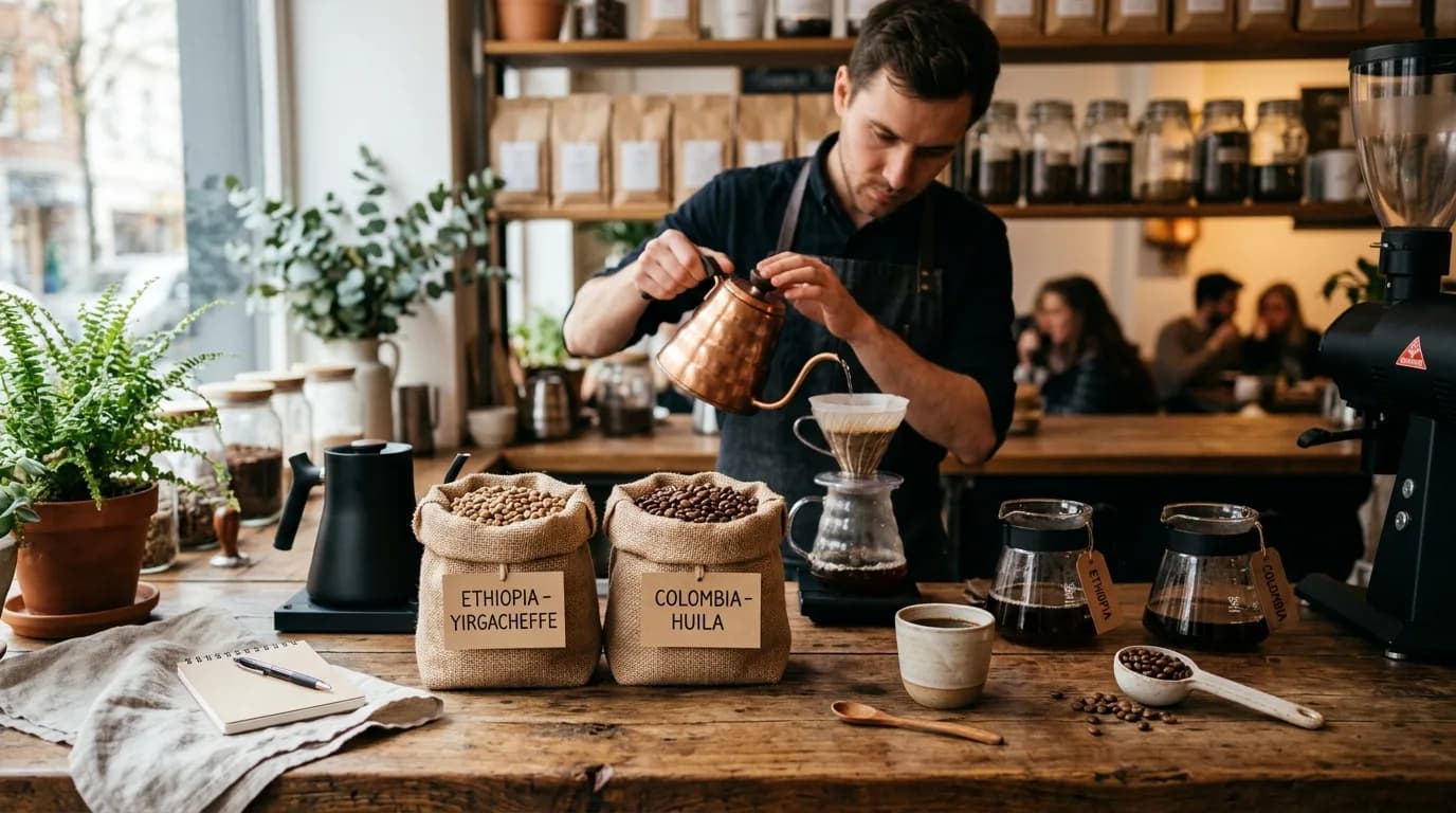 Ethiopian vs. Colombian Coffee Beans: How Origin Shapes Flavor, Aroma, and Your Morning Ritual