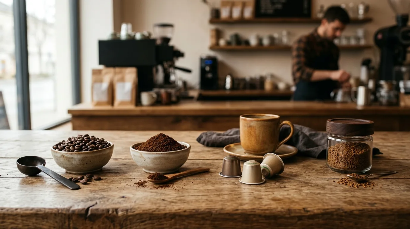 Whole Bean vs Ground vs Pods vs Instant: Which Coffee Format Should You Buy?