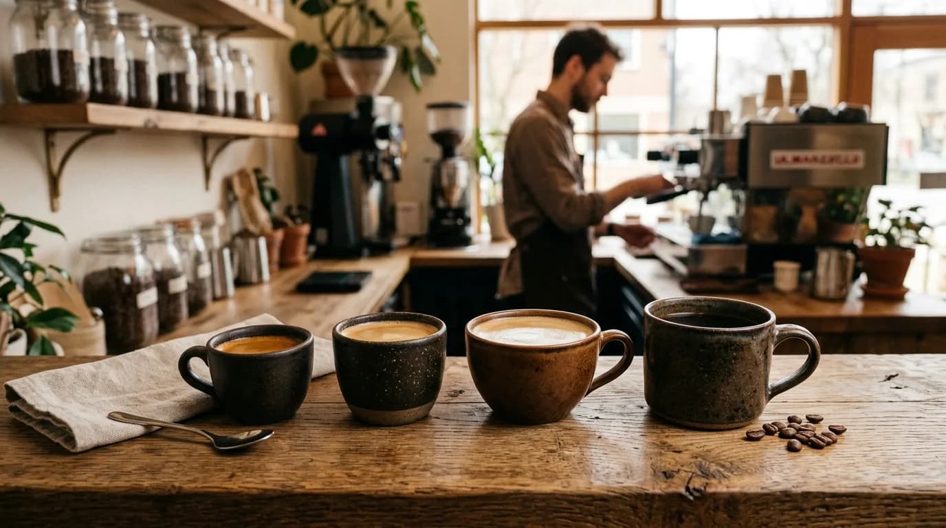 Americano vs Lungo vs Espresso vs Drip Coffee: What's Actually Different?