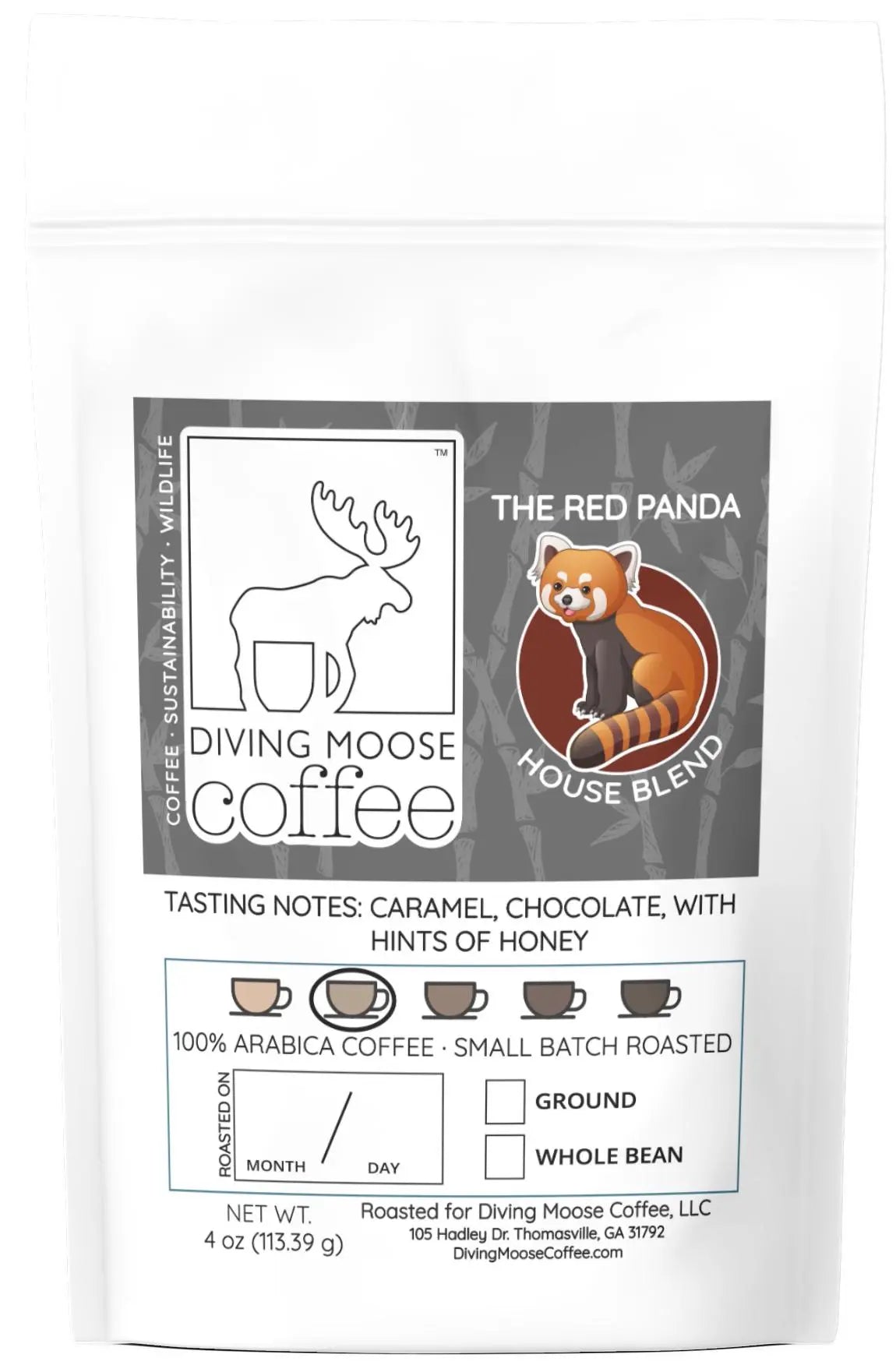 4-Count Most Popular Sample Pack (4oz each) Diving Moose Coffee, LLC