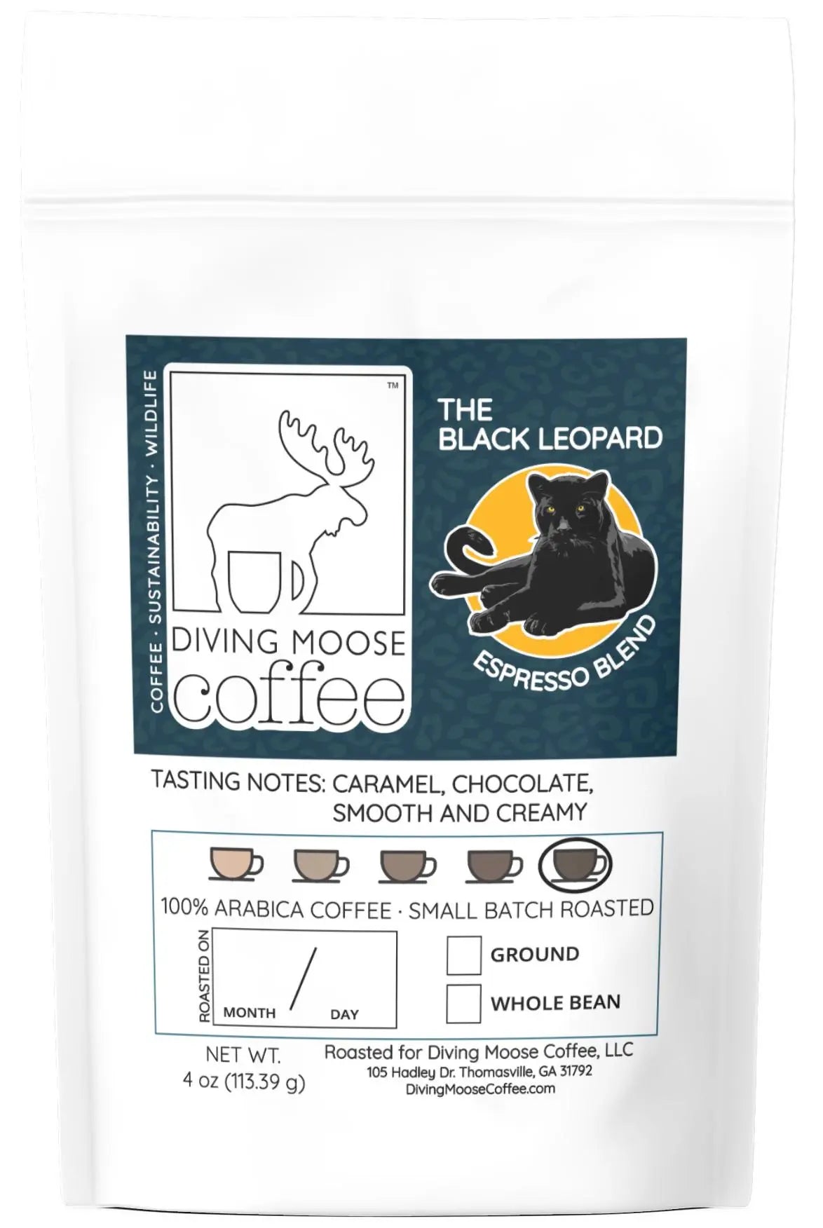 4-Count Most Popular Sample Pack (4oz each) Diving Moose Coffee, LLC