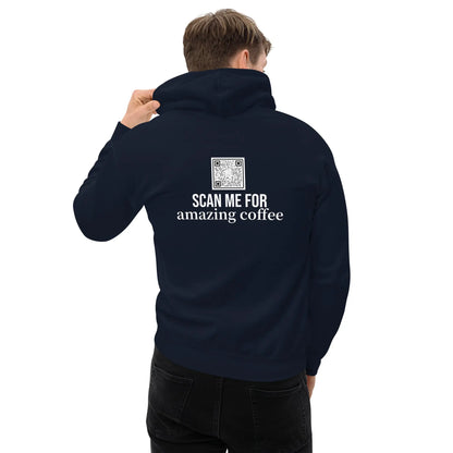 DMC Cozy Soft Feel Unisex Hoodie with Front Pouch Pocket Diving Moose Coffee, LLC