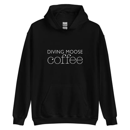 DMC Cozy Soft Feel Unisex Hoodie with Front Pouch Pocket Diving Moose Coffee, LLC