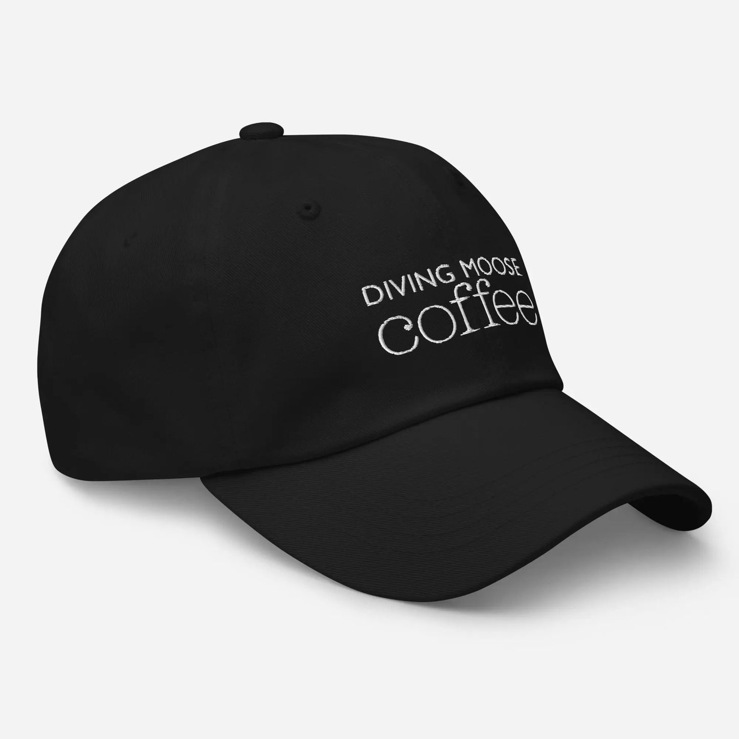 DMC Not Just Dads Hat (One Size Adjustable Fit) Diving Moose Coffee, LLC