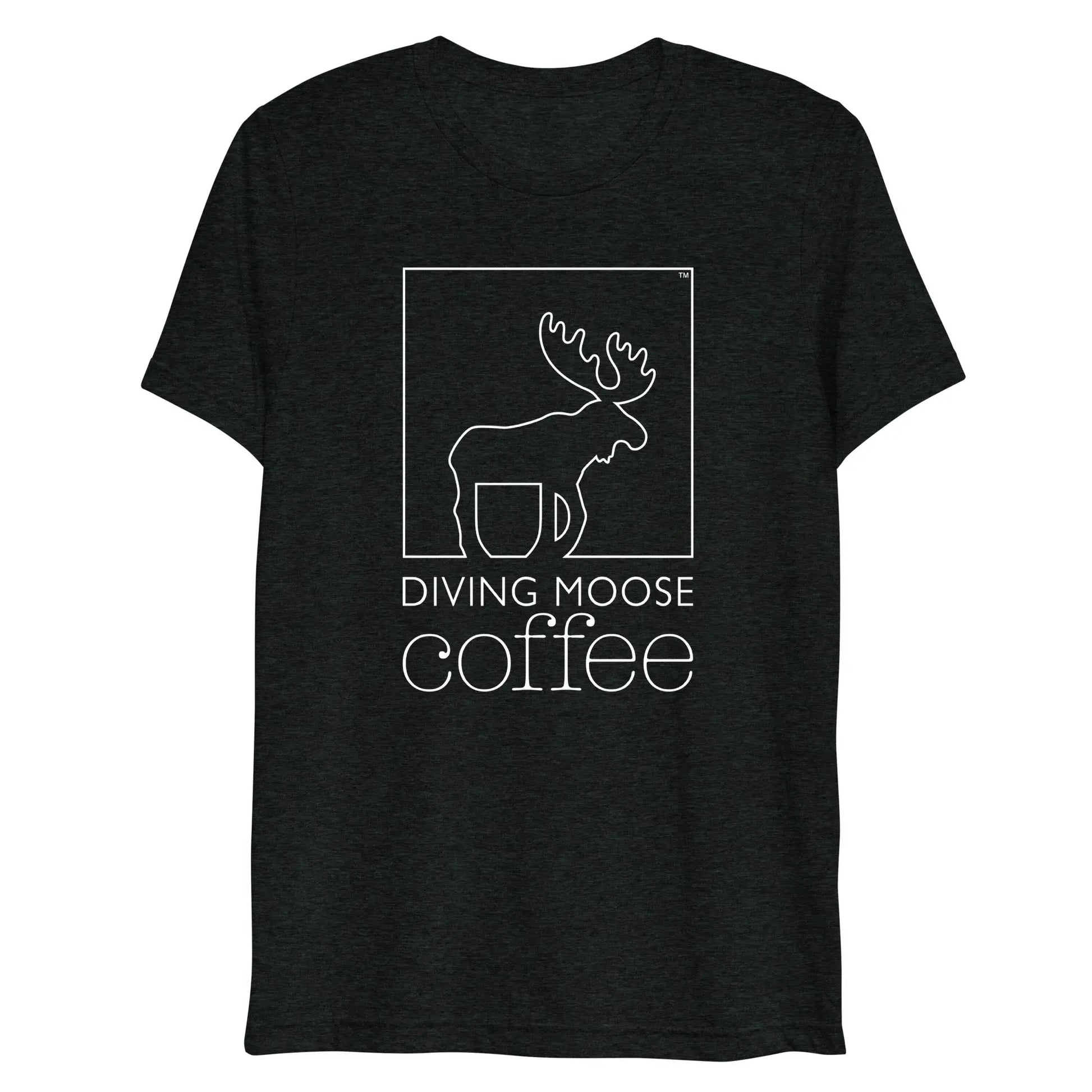 DMC Short Sleeve Tri-Blend Comfy T-shirt Diving Moose Coffee, LLC