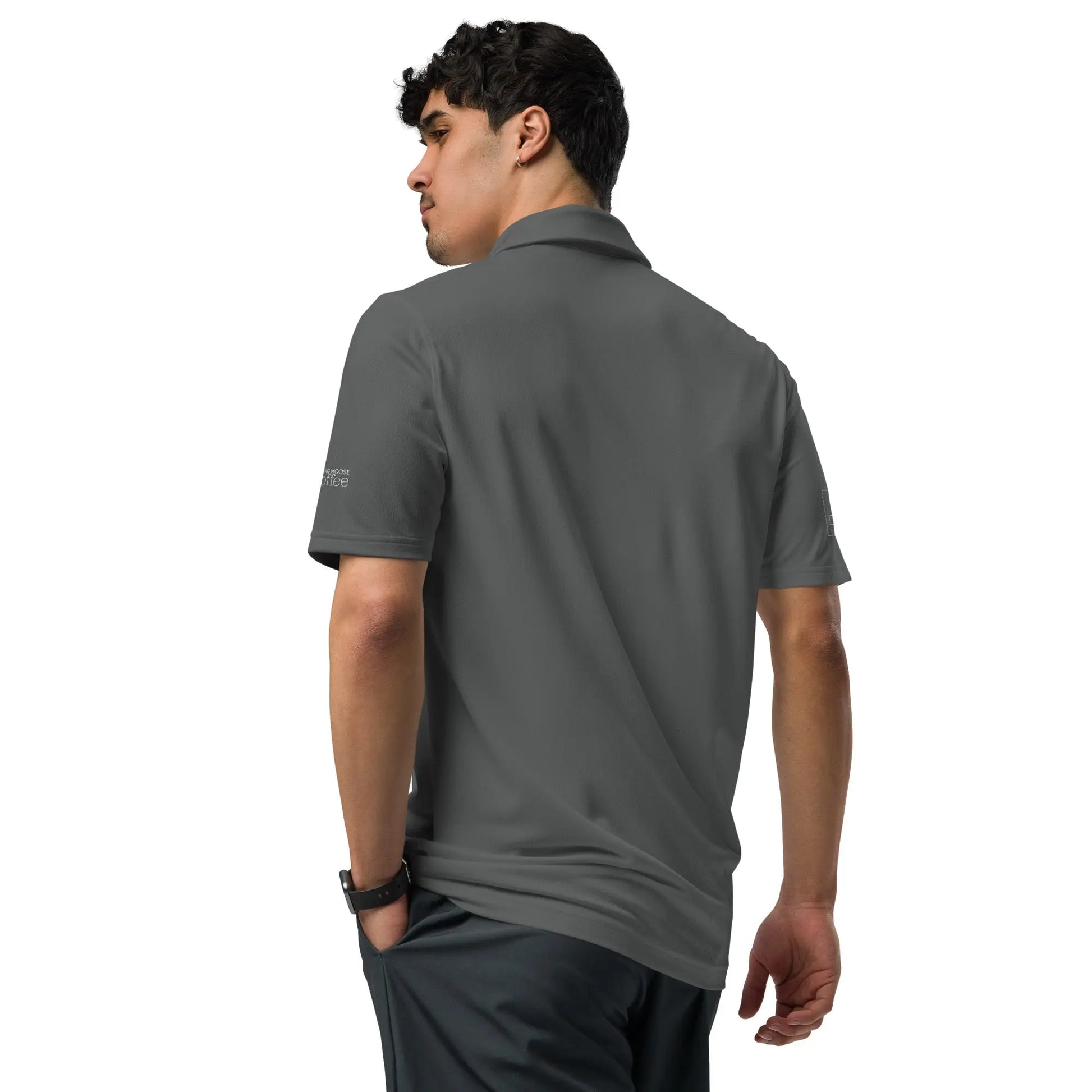 DMC Under Armour® Moisture Wicking Men's Athletic Polo Diving Moose Coffee, LLC