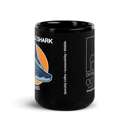 DMC Whale Shark Glossy Mug (15 oz) Diving Moose Coffee, LLC