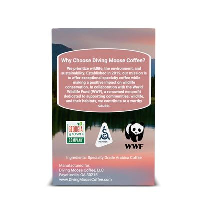 The Kodiak Bear - 12 Single Serve Coffee Pods Dark Roast Blend